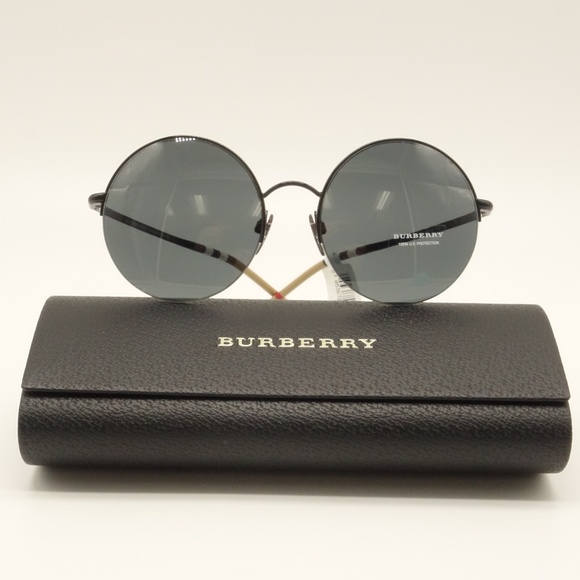 burberry round sunglasses